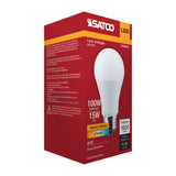 Satco 15w LED A19 2700K CCT Selectable E26 Base 12-24v AC 12-34v DC Bulb_1