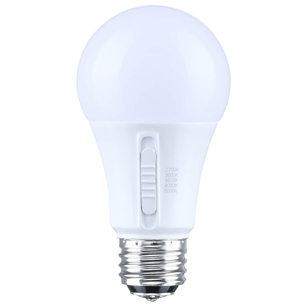 Satco 15w LED A19 CCT Selectable E26 Base 12-24v AC 12-34v DC Bulb