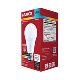 Satco 15w LED A19 CCT Selectable E26 Base 12-24v AC 12-34v DC Bulb - BulbAmerica