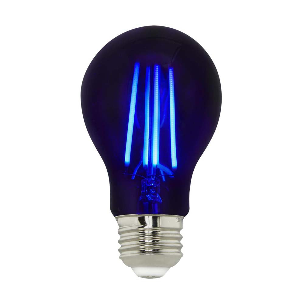 6.5W LED A19 Black Light Bulb E26 Medium Base 110L-120L 120v - 60W equiv
