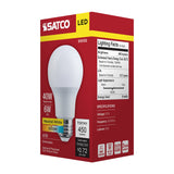 Satco 6w A19 LED 3500K CCT 80 CRI Medium Base 120v Bulb - BulbAmerica