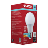 Satco 6w A19 LED 4000K CCT 80 CRI Medium Base 120v Bulb_1