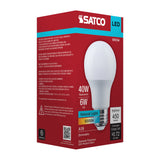 Satco 6w A19 LED 5000K CCT 80 CRI Medium Base 120v Bulb_1