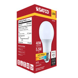 Satco 5.5w A19 LED 3000K CCT Medium Base 120v Bulb_1