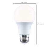 Satco 5.5w A19 LED 3000K CCT Medium Base 120v Bulb_2