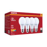 4Pk - Satco 9.5w A19 LED 2700K CCT 80 CRI Medium Base 120v Bulb_1