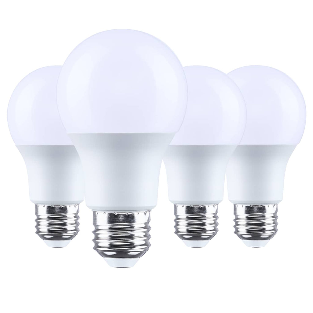 4Pk - Satco 9.5w A19 LED 3000K CCT 80 CRI Medium Base 120v Bulb