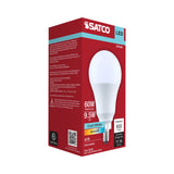 Satco 9.5w A19 LED 4000K CCT 80 CRI Candelabra Base 120v Bulb_1