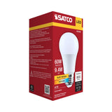 Satco 9.4w A19 LED 3000K CCT Medium Base 120v Bulb - BulbAmerica