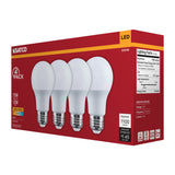 4Pk - Satco 12w A19 LED 2700K CCT 80 CRI Medium Base 120v Bulb - BulbAmerica