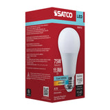 Satco 11.9w A19 LED 4000K CCT Medium Base 120v Bulb_1