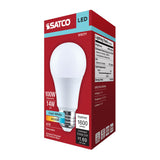 Satco 14w A19 LED 4000K CCT 80 CRI Medium Base 120v Bulb - BulbAmerica