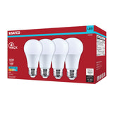 4Pk - Satco 14w A19 LED 5000K CCT 80 CRI Medium Base 120v Bulb - BulbAmerica