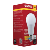 Satco 13.9w A19 LED 3000K CCT Medium Base 120v Bulb_1
