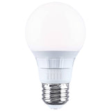 Satco 6w A19 LED 27K/30K/35K/40K/50K CCT 80 CRI Medium Base 120v Bulb