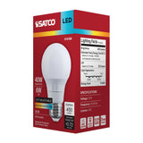 Satco 6w A19 LED 27K/30K/35K/40K/50K CCT 80 CRI Medium Base 120v Bulb - BulbAmerica