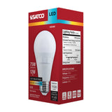 Satco 12w A19 LED 27K/30K/35K/40K/50K CCT 80 CRI Medium Base 120v Bulb - BulbAmerica