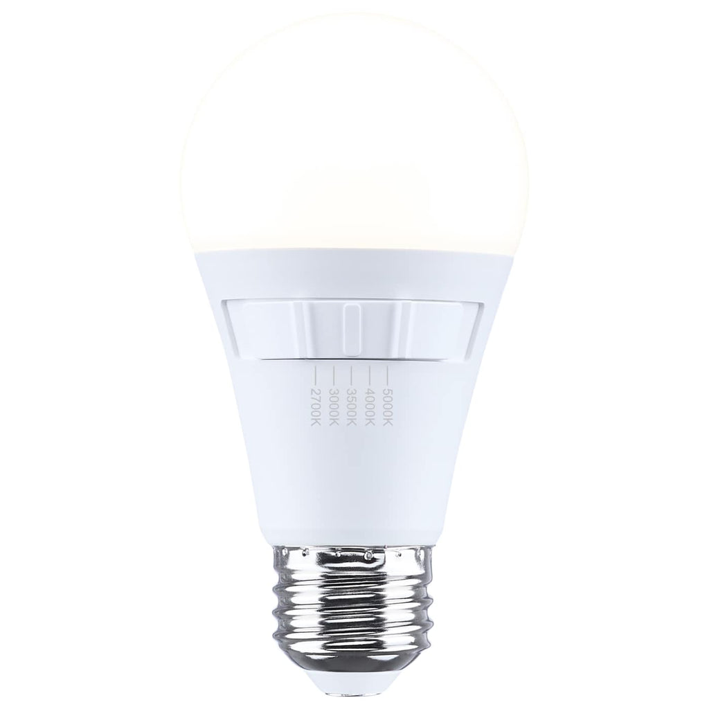 Satco 14w A19 LED 27K/30K/35K/40K/50K CCT Medium Base 120v Bulb