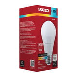 Satco 14w A19 LED 27K/30K/35K/40K/50K CCT Medium Base 120v Bulb_1
