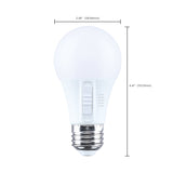 Satco 5.8w A19 LED 27K/30K/35K/40K/50K CCT Medium Base 120v Bulb_2