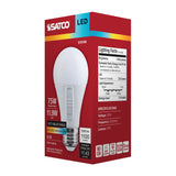 Satco 11.9w A19 LED 27K/30K/35K/40K/50K CCT Medium Base 120v Bulb - BulbAmerica