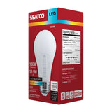 Satco 13.9w A19 LED 27K/30K/35K/40K/50K CCT Medium Base 120v Bulb - BulbAmerica