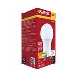 Satco 9.5w A19 LED 3000K CCT Bi Pin GU24 Base 120v Bulb_3
