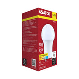Satco 9.5w A19 LED 4000K CCT Bi Pin GU24 Base 120v Bulb_3