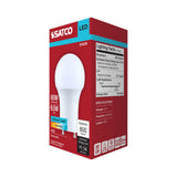 Satco 9.5w A19 LED 5000K CCT Bi Pin GU24 Base 120v Bulb_2