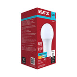 Satco 9.5w A19 LED 5000K CCT Bi Pin GU24 Base 120v Bulb_3