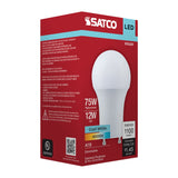Satco 12w A19 LED 4000K CCT Bi Pin GU24 Base 120v Bulb_1