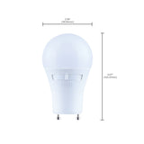Satco 14w A19 LED 27K/30K/35K/40K/50K CCT GU24 Base 120v Bulb_4