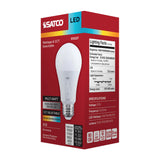 Satco 15/11/8/5w A19 LED 27K/30K/35K/40K/50K/65K Medium Base 120v Bulb_1