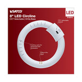 Satco 11w T9 CCT Selectable G10q Base 120-277v Frosted LED Circline Bulb_4