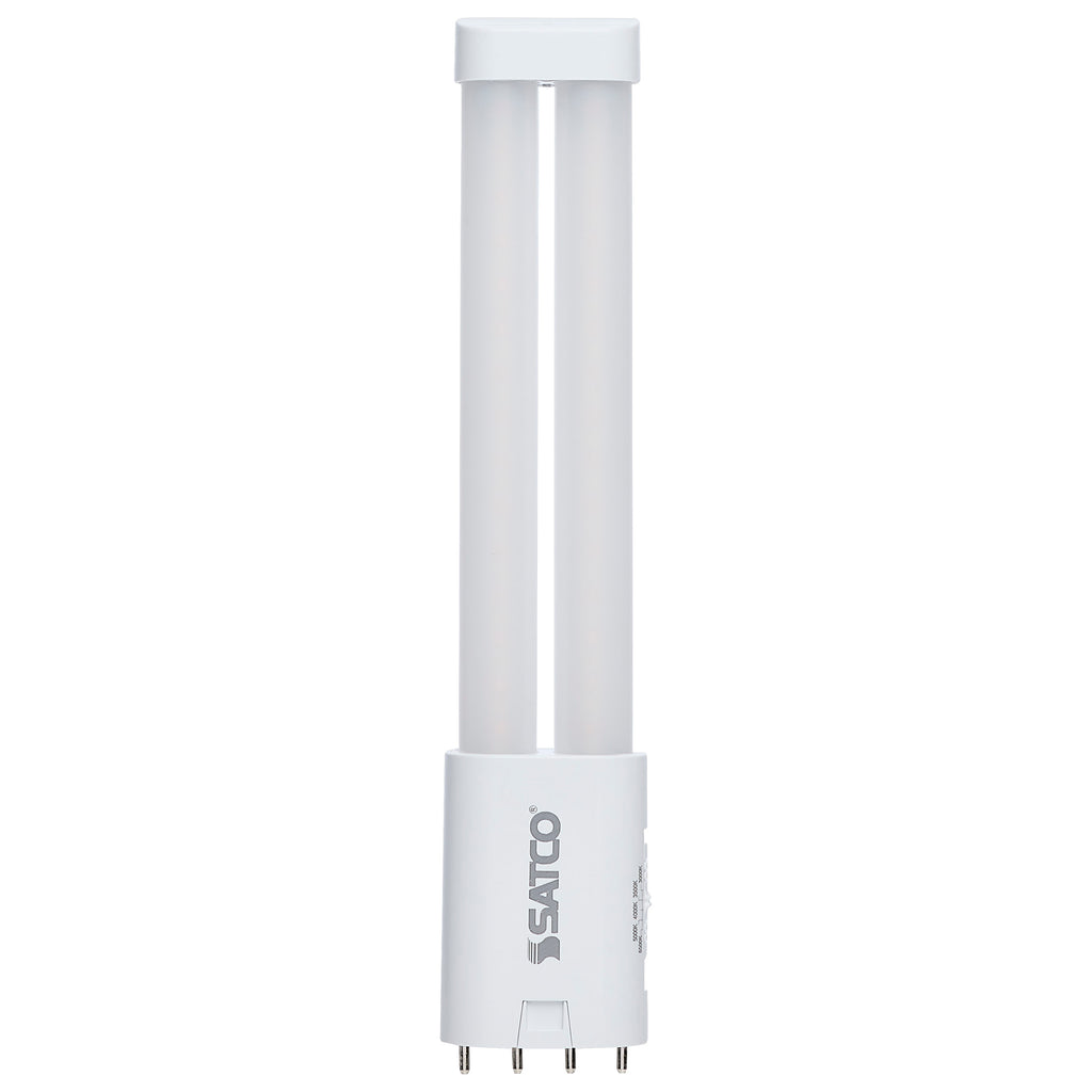 Satco 8.5w PLL LED 2G11 Base CCT Selectable Ballast Bypass 120-277v Bulb