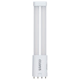 Satco 8.5w PLL LED 2G11 Base CCT Selectable Ballast Bypass 120-277v Bulb