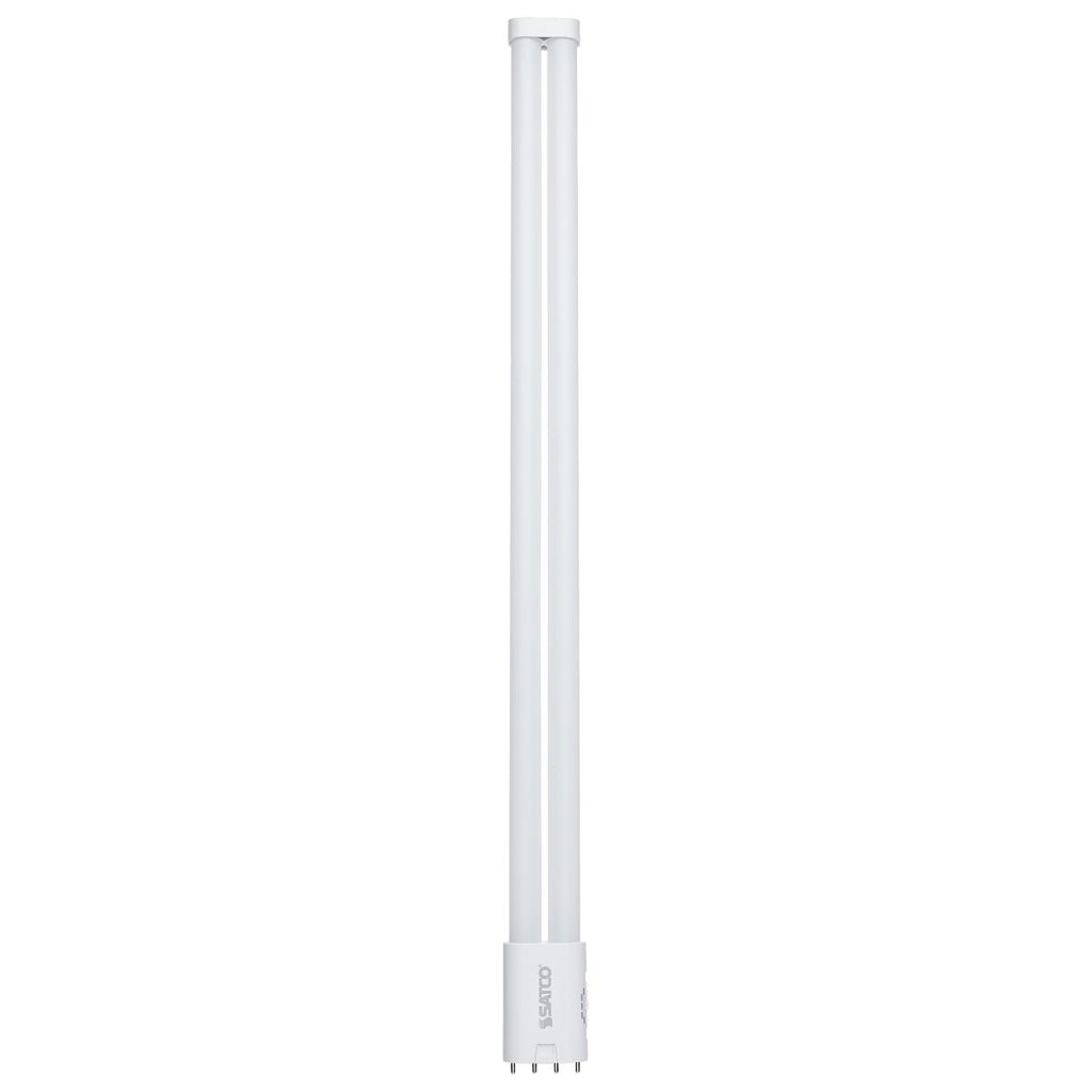 Satco 20w PLL LED 2G11 Base CCT Selectable Ballast Bypass 120-277v Bulb