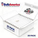 25Pk - Satco 18w 36-in T5 5000K CCT Omni Type A+B 120-277v LED Tube Lamp