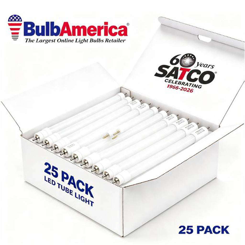 25Pk - Satco 24w 48-in T5 3500K CCT Omni Type A+B 120-277v LED Tube Lamp