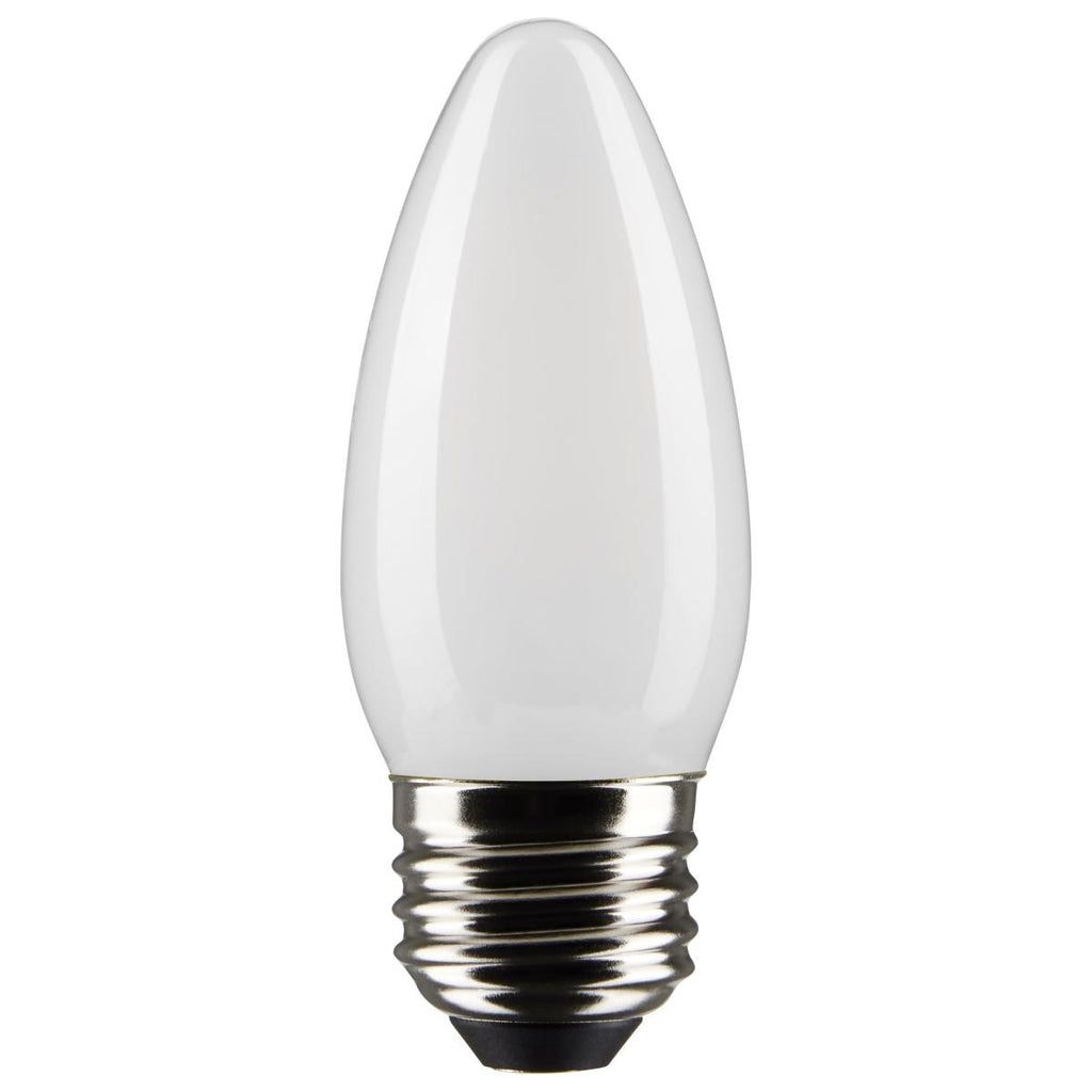 Satco 3w B11 LED 2700K Medium Base Frosted Dimmable - 25w equiv