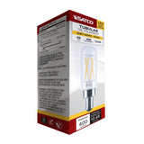 Satco 4w T6 LED 3000K CCT Candelabra Base 120v Bulb - BulbAmerica