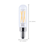 Satco 4w T6 LED 4000K CCT Candelabra Base 120v Bulb_2