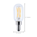 Satco 5w T9 LED 3000K CCT Candelabra Base 120v Bulb_2