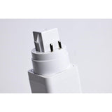 Satco 9w PL 4-Pin LED 1100Lm G24q Base 120-277v CCT Selectable White Finish Bulb - BulbAmerica