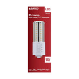 Satco 14w LED PL 2-Pin G24d CCT Tunable 120-277v White Finish Type B Bulb_3