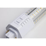Satco 18w LED PL 2-Pin G24d CCT Tunable 120-277v White Finish Type B Bulb - BulbAmerica