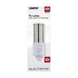 Satco 18w LED PL 2-Pin G24d CCT Tunable 120-277v White Finish Type B Bulb_2