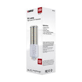 Satco 22w LED PL 2-Pin G24d CCT Tunable 120-277v White Finish Type B Bulb_4