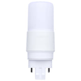 Satco 5w PL LED: GX23 Base Frost Finish Dual Ballast 4000K 120-277v Bulb