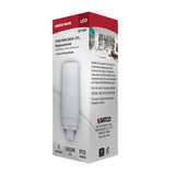 Satco 7w PL LED G24D Base Frost Finish Type A/B Dual Ballast 5000K 120-277v Bulb - BulbAmerica